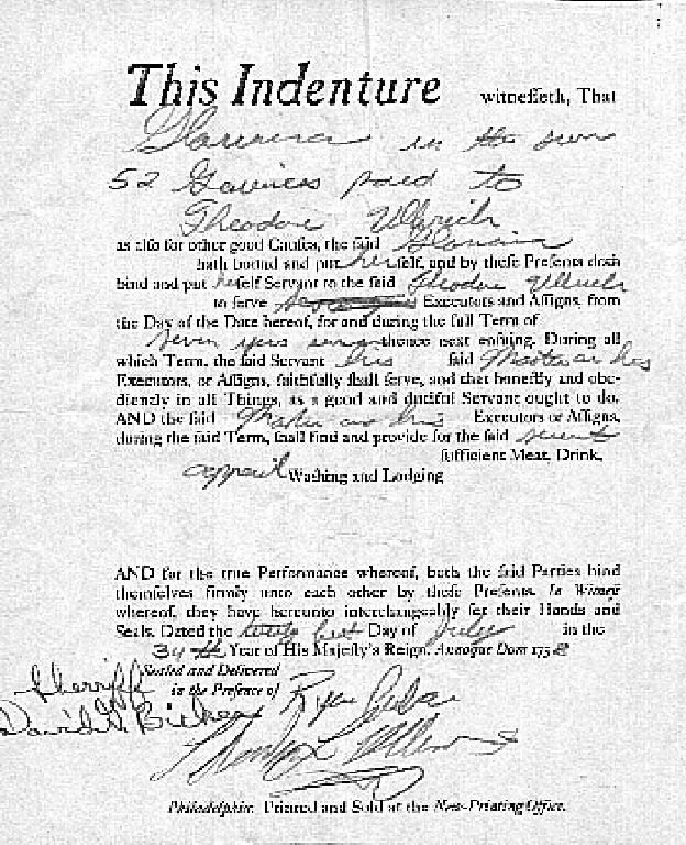 contratto di indenture